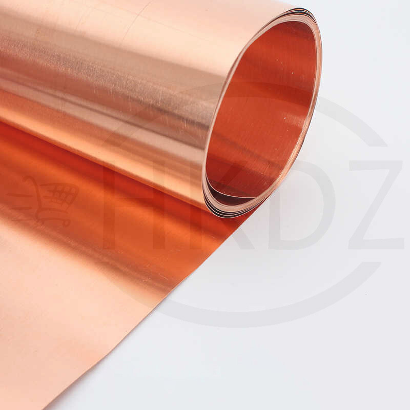 99.9% Pure Copper Cu Metal Sheet Strip Roll Foil Plate T2 Thickness 0.01mm-1mm