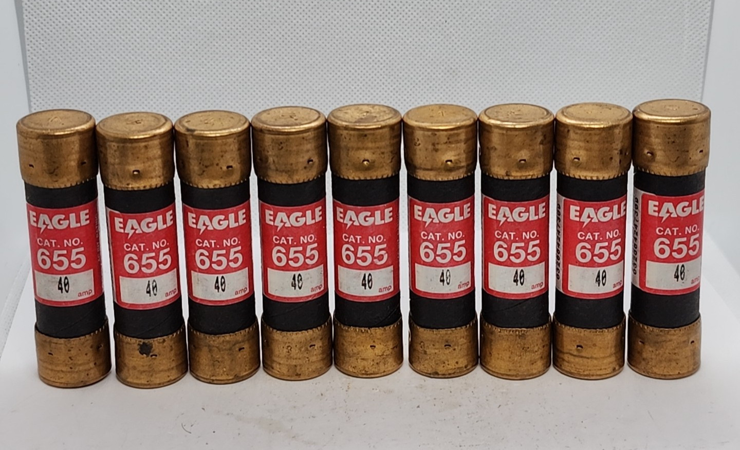 Lot of 8 – EAGLE 655-40 250V 40A CLASS K5 FUSE [2WS1-2]