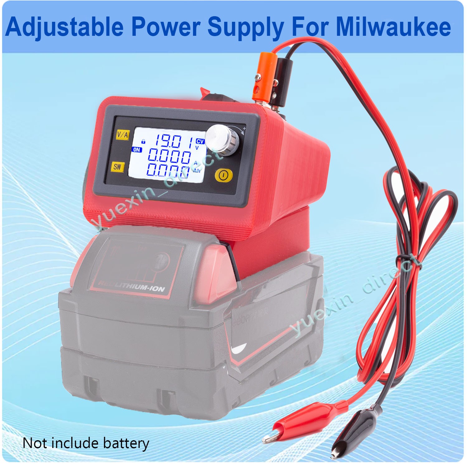 Adjustable Power Supply Voltage Power Supply For Milwaukee 18V Battery Operated
