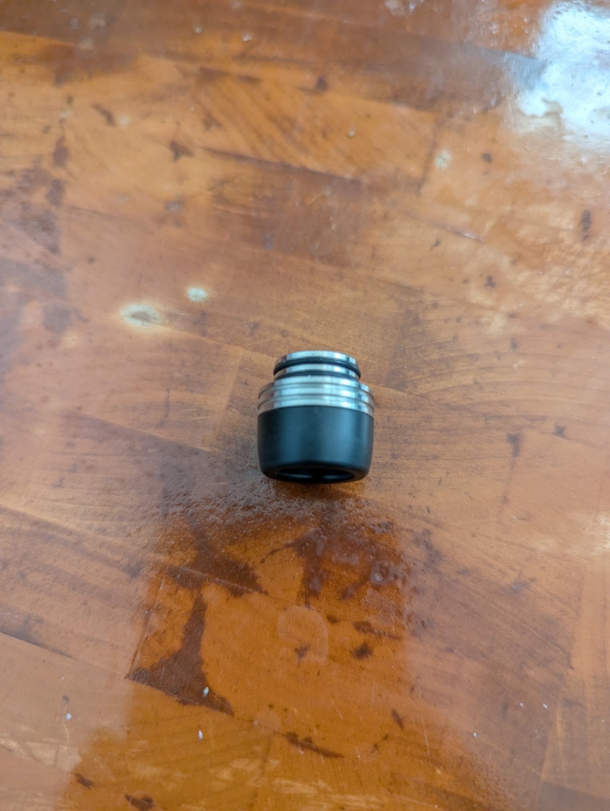 U.S. SELLER 1pc 810 DRIP TIP SILVER/BLK BILLET ALUMINUM NOZZLE Industrial Use