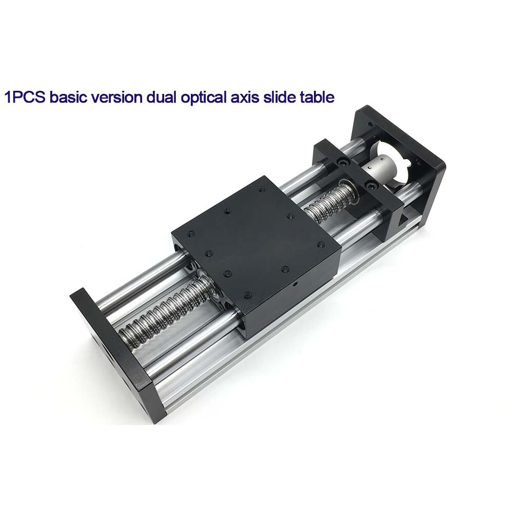 Linear Motion Stages Guideway Slide Table 1605 Ball Screws 100-300mm 40kg Load