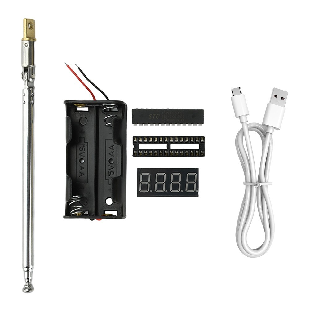 87.5-108MHz Digital FM Radio DIY Electronic Kit Soldering Practice Learning Kit
