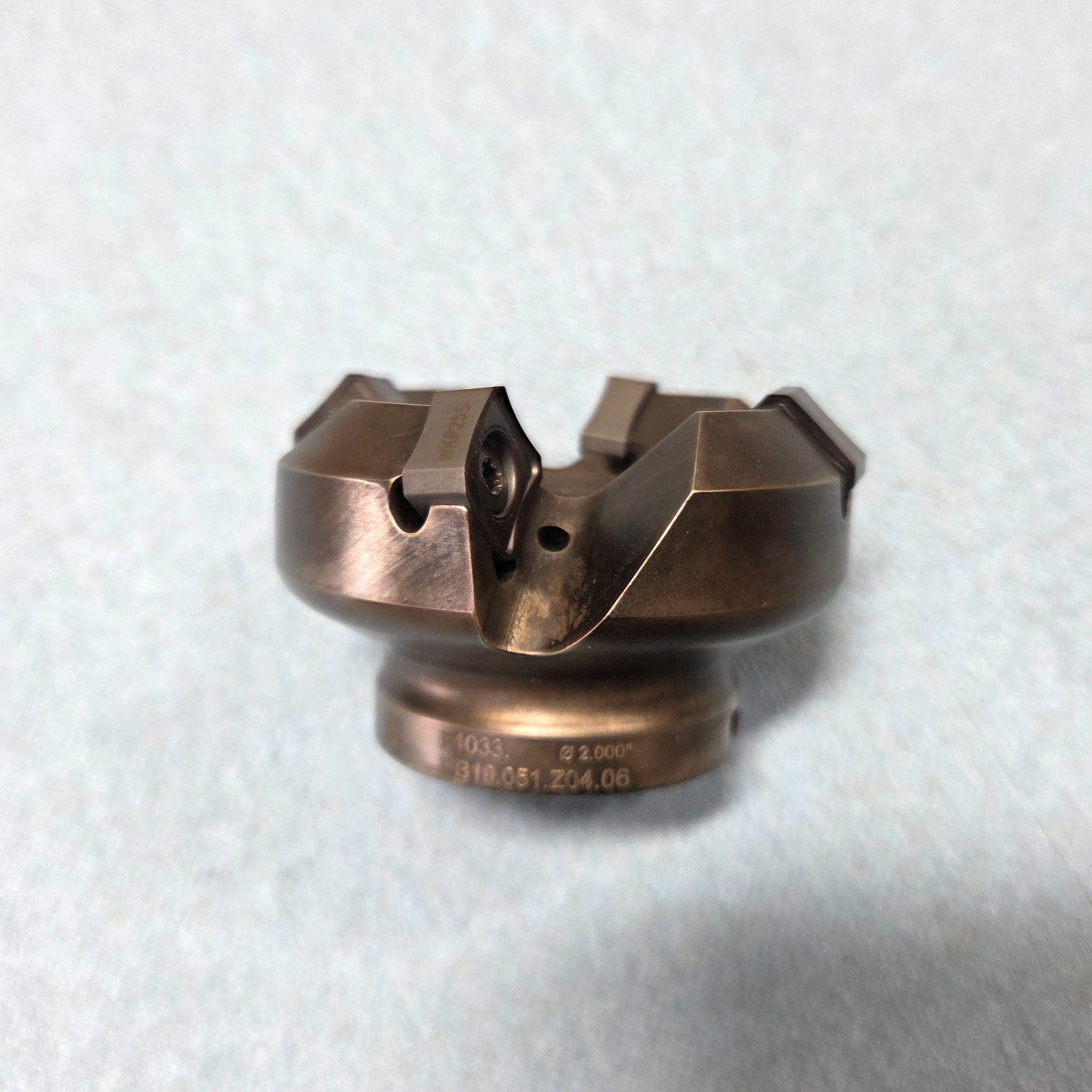 Walter Valenite 2″ F4033.UB19.051.Z04.06 Face Mill 45 Degree CNC mill #2