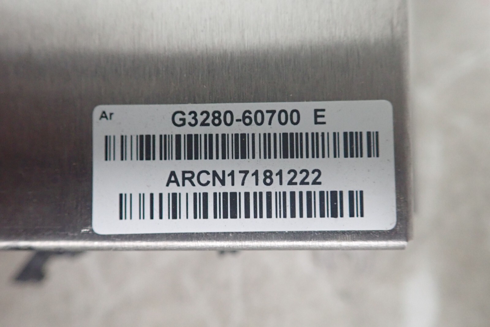 Agilent Technologies G3280-60700 Argon Flow Controller