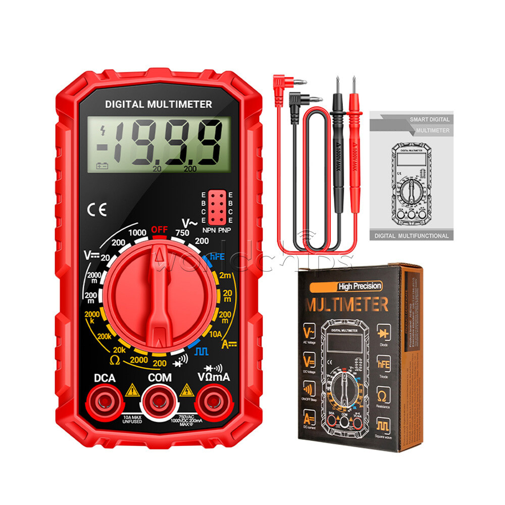 ANENG SZ308 Mini Digital Multimeter AC DC Voltage Current Resistance Meter 1999