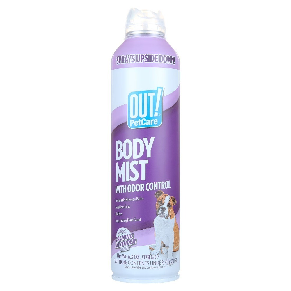 Lavender Scented Calming Body Mist for Dogs 6.3oz Pet Odor Control Spray