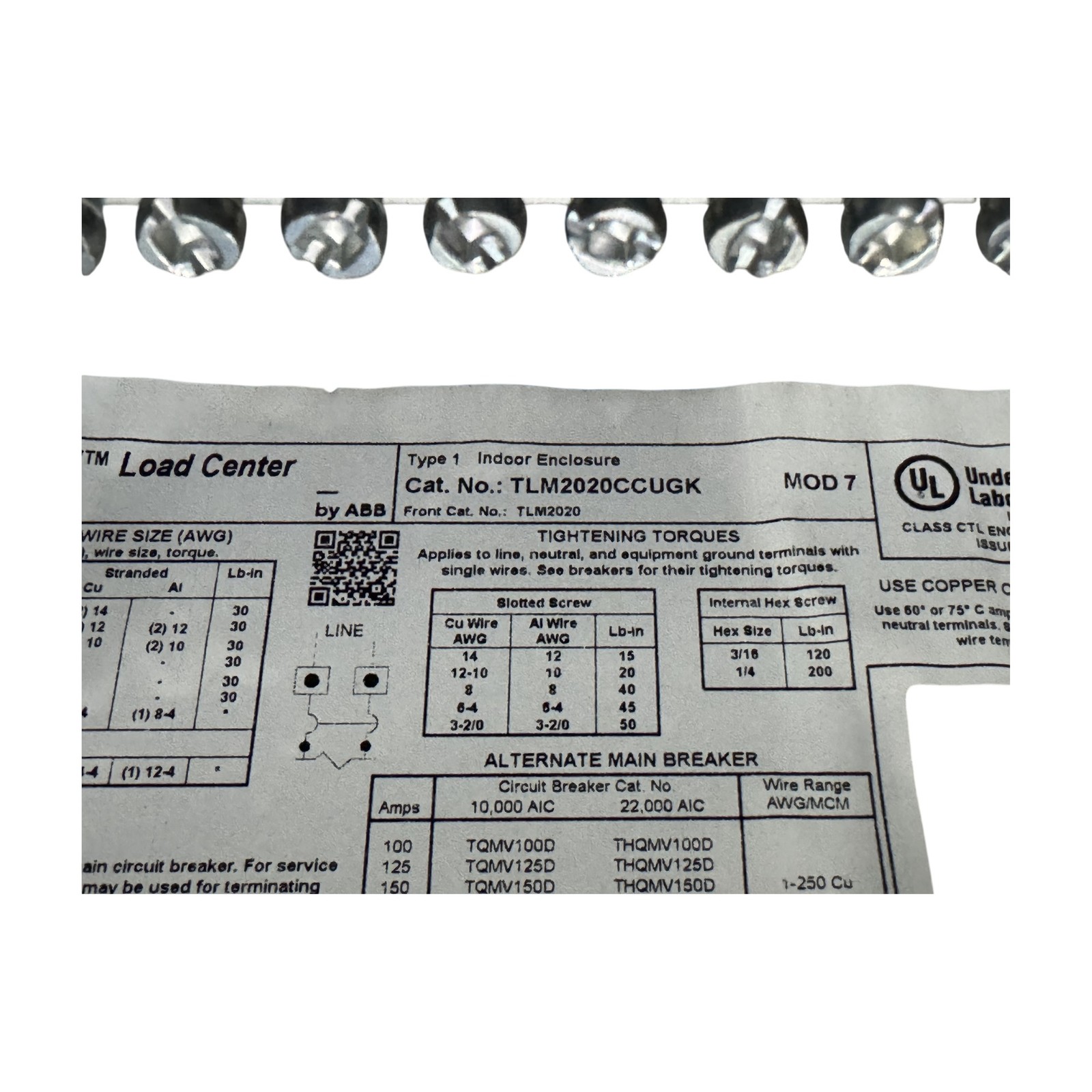GE TLM2020CCUGK 200A 20-Space 40-Circuit Main Lug Indoor Load Center