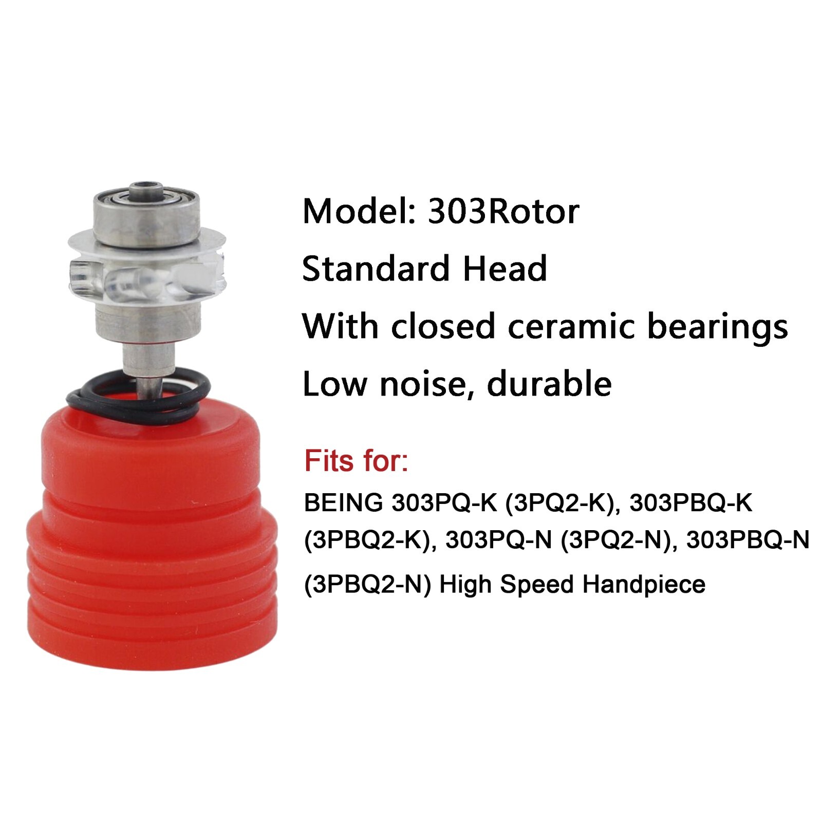 BEING Dental Turbine Fiber Optic High Speed KaVo NSK Coupler 4 Hole 6 Pin LED