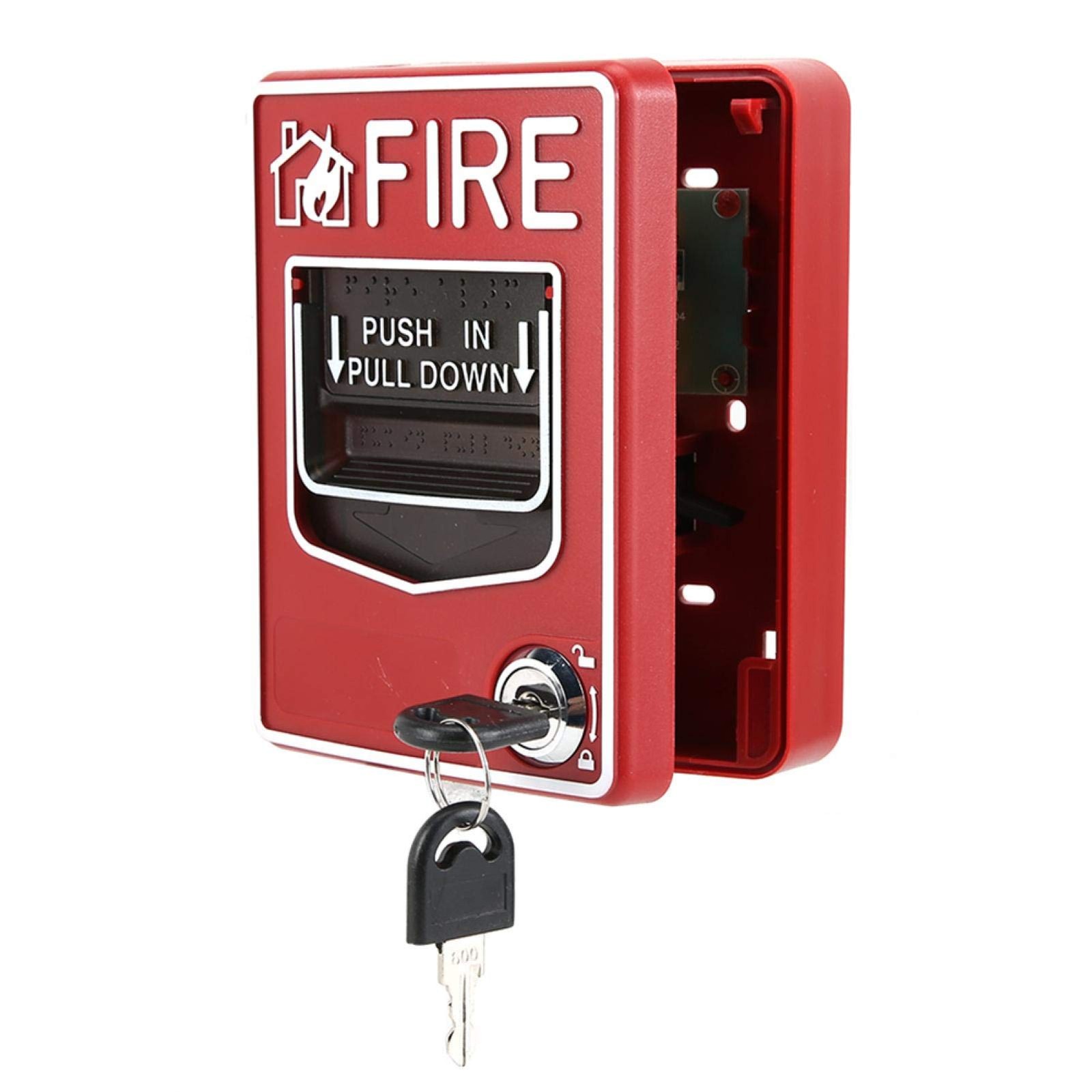 Fire Lite Alarms, Dual Action Manual Pull Station Alarm Horn default