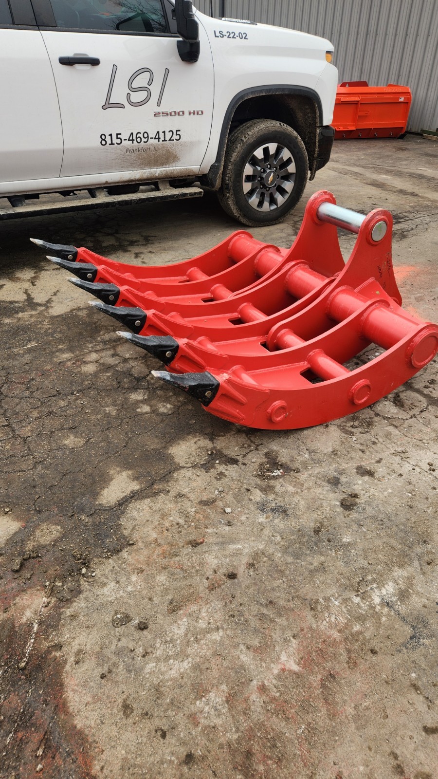 68″ Caterpillar 330 336 340 DB Linkage Root Rake CAT Excavator 90mm 100mm pins