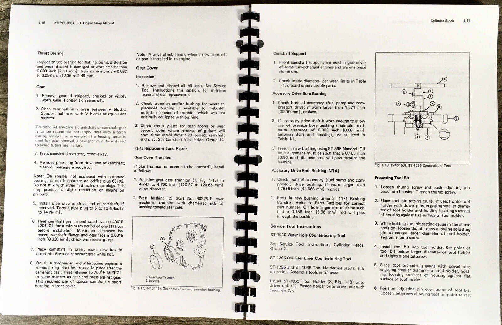 Cummins NHHHTC-335 NTC-350 NTCE-350 NTCC-350 Engines Service Manual Parts Set