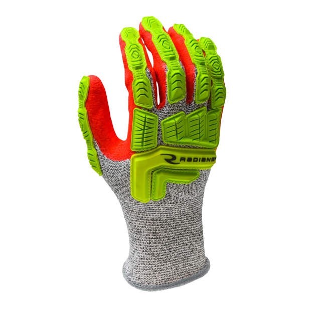 1 Pair – Radians RWG603 XXL Cut Resistant Level A5 Nitrile Coated Impact Glove