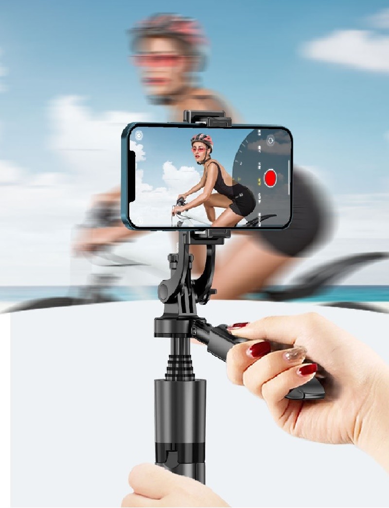 360 Auto Face Tracking Gimbal AI Smart Gimbal Face Tracking Auto Phone Holder Fo