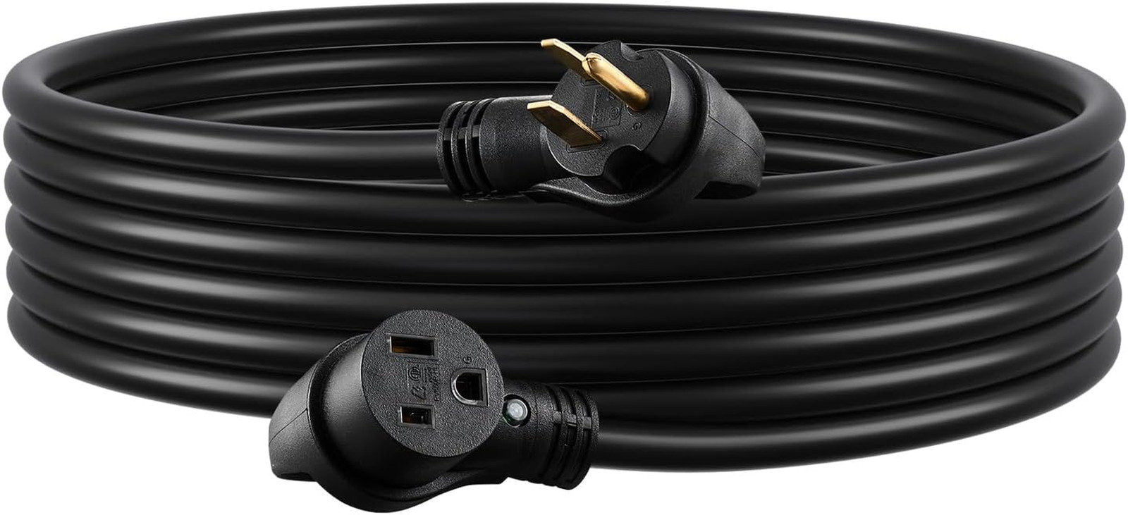 50 Amp Generator Extension Cord 50 Feet, 250V 12500W Heavy Duty Power Cable, NEM