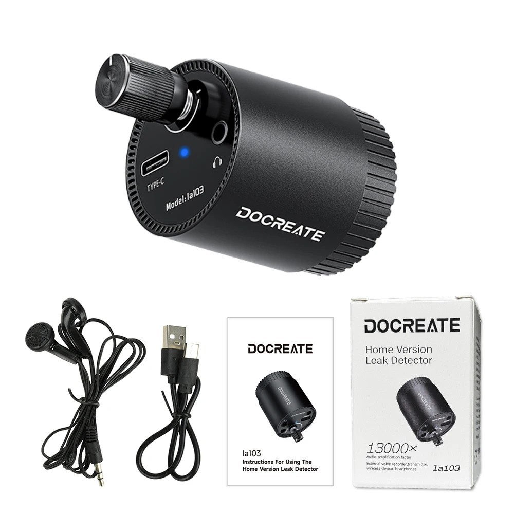 High Quality Water Leak Detector Sensor 0-60dB Sensitivity for Home Pipeline