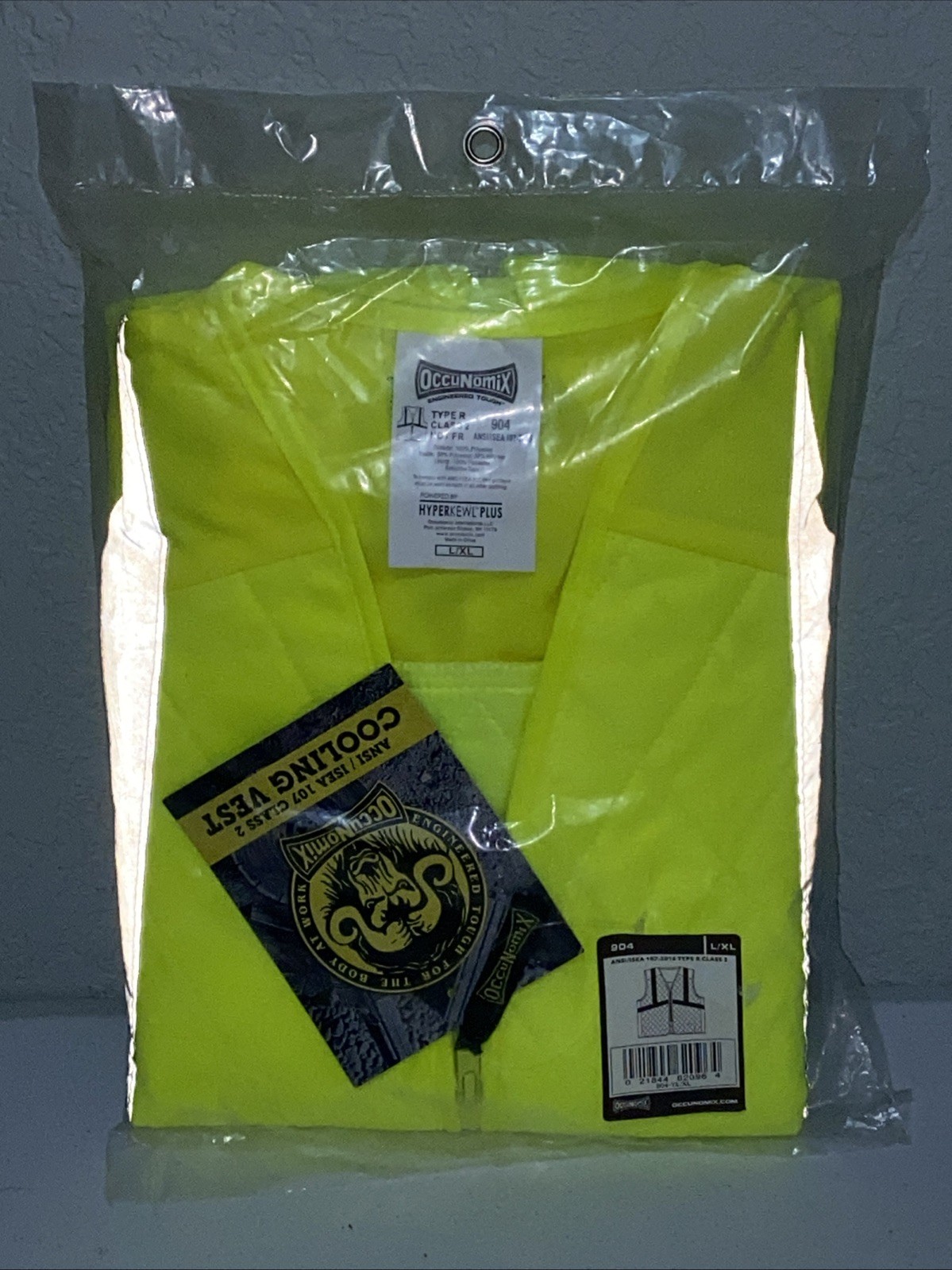 OccuNomix Cooling Vest Size L/XL Large Extra Large ANSI ISEA 107 Class 2 NEW