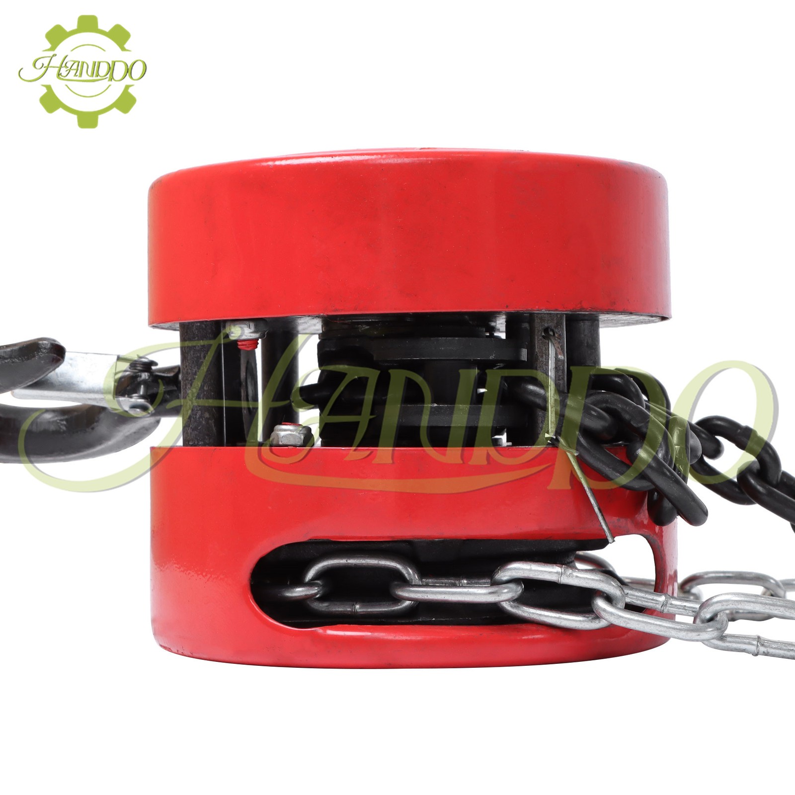 Hand Chain Hoist 1 Ton 2200 Lbs Capacity 7 Feet/2.1m with 2 Heavy Duty Hooks