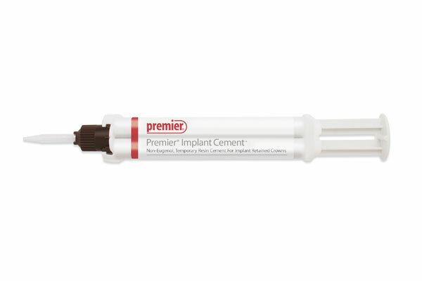 Premier Dental Implant Cement For Implant Retained crowns 5 mL Syringe + 8 Tips