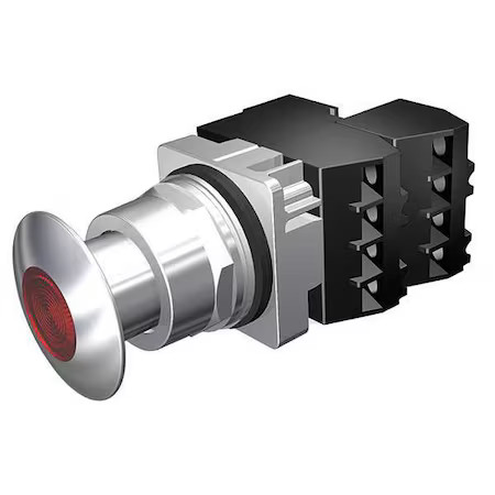 Siemens 52Pp2d2g Push Button Operator, 30 Mm, 2Nc, Red