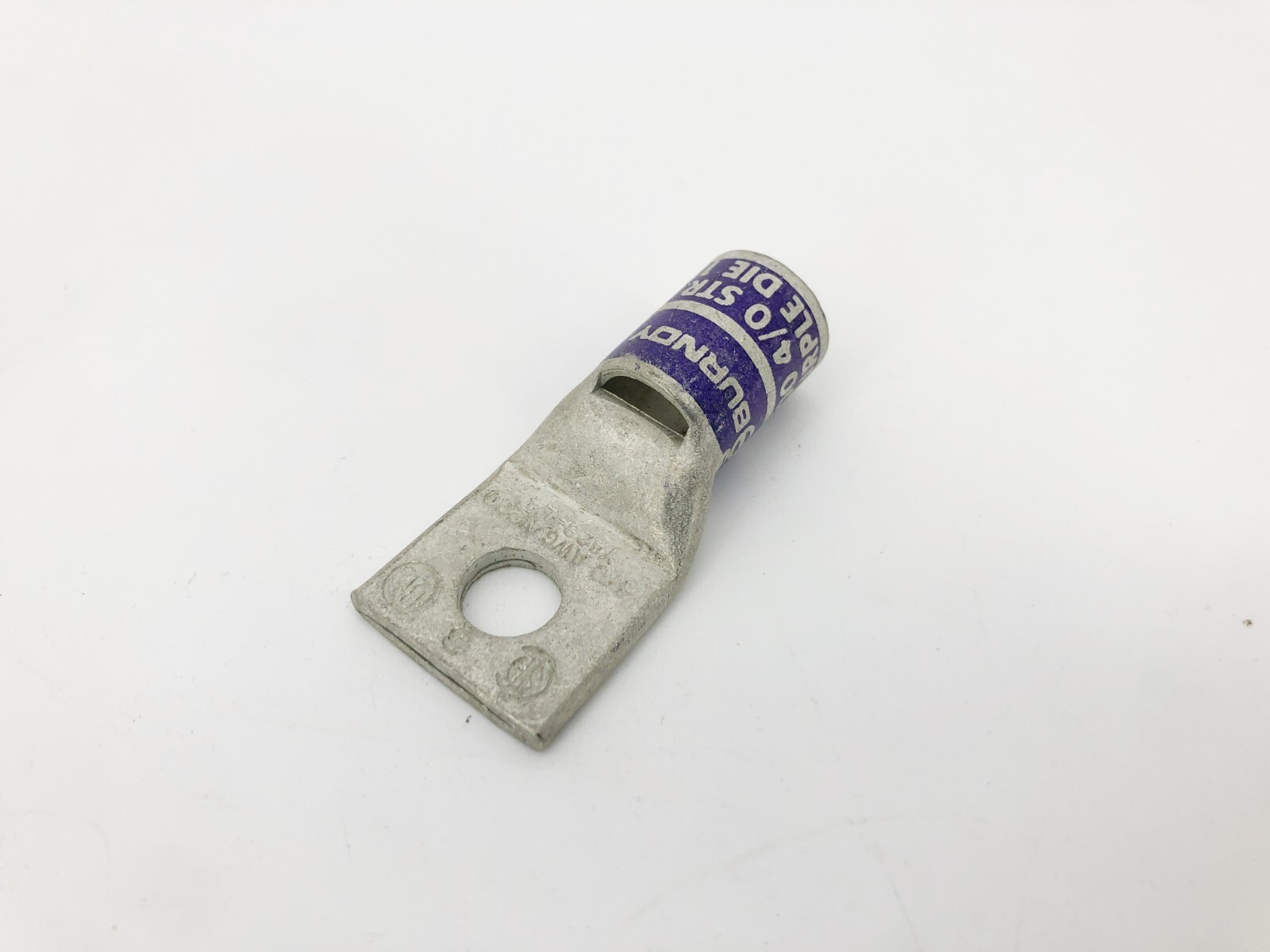 Lot of 2 New Burndy YA28-L4 Compression Lugs 4/0 AWG N200 Purple Die 15