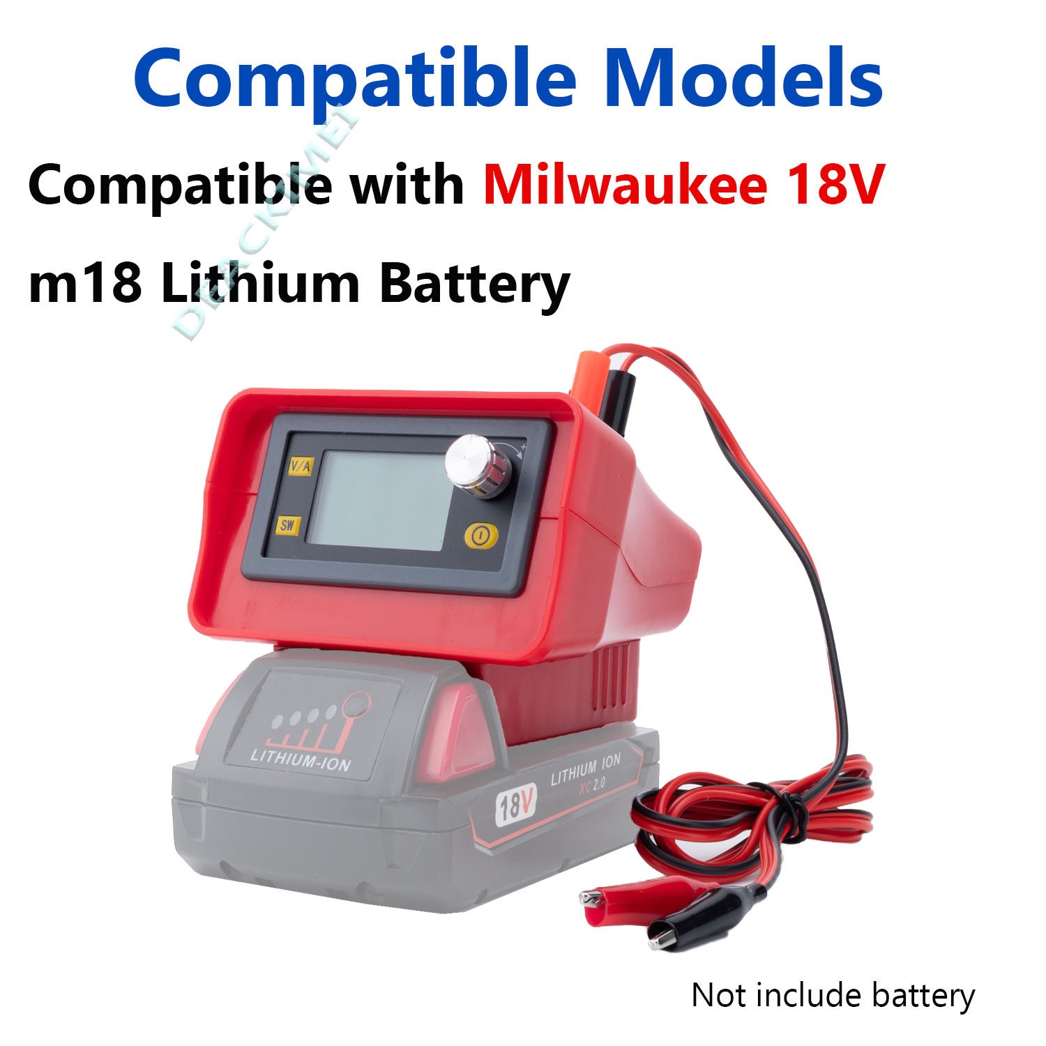 Adjustable Power Supply Voltage Power Supply For Milwaukee 18V Battery Operated