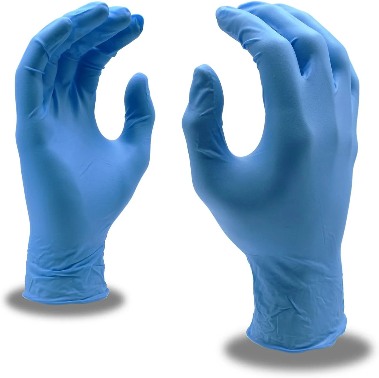 Cordova 4095M Nitri-Cor 4-MIL Industrial Powder Free Textured Nitrile Gloves, Me