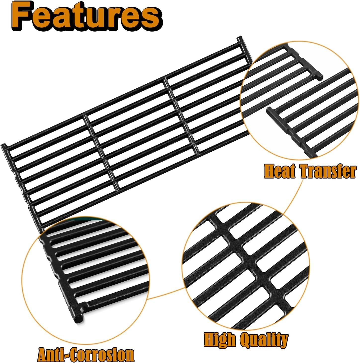 9221-64 Grill Grates Grill Replacement Parts for Broil King Baron Parts 9221-5