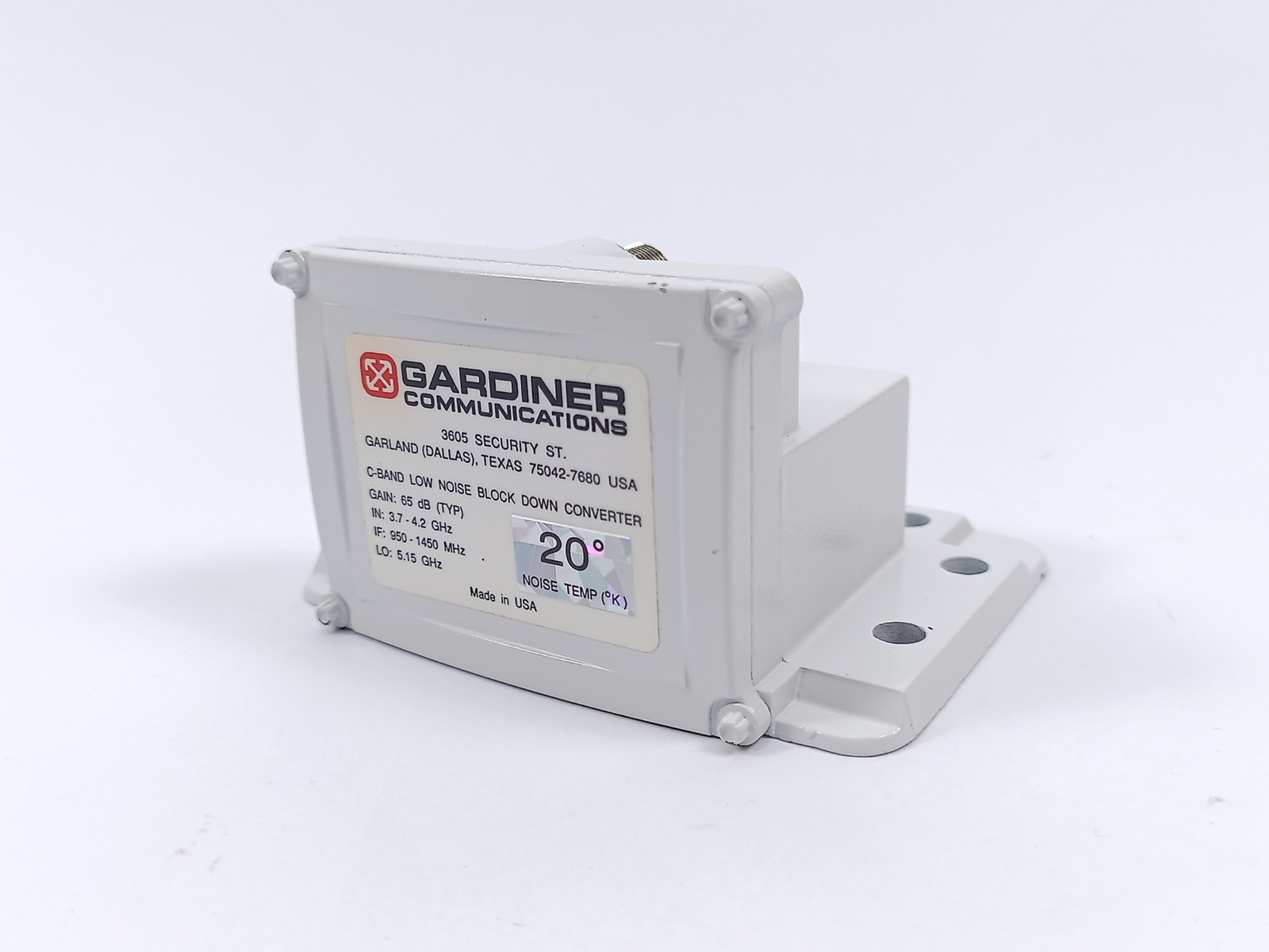 Gardiner 65 dB C-Band Low Noise Block Down Converter