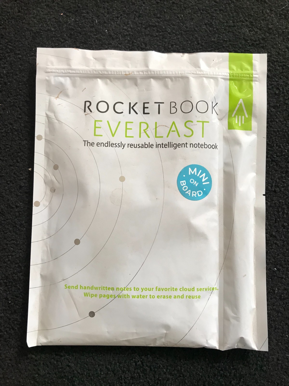 Rocketbook Everlast Smart Notebook – PilotFrixionPen/NEW, DarkBlue Ex/MiniBundle
