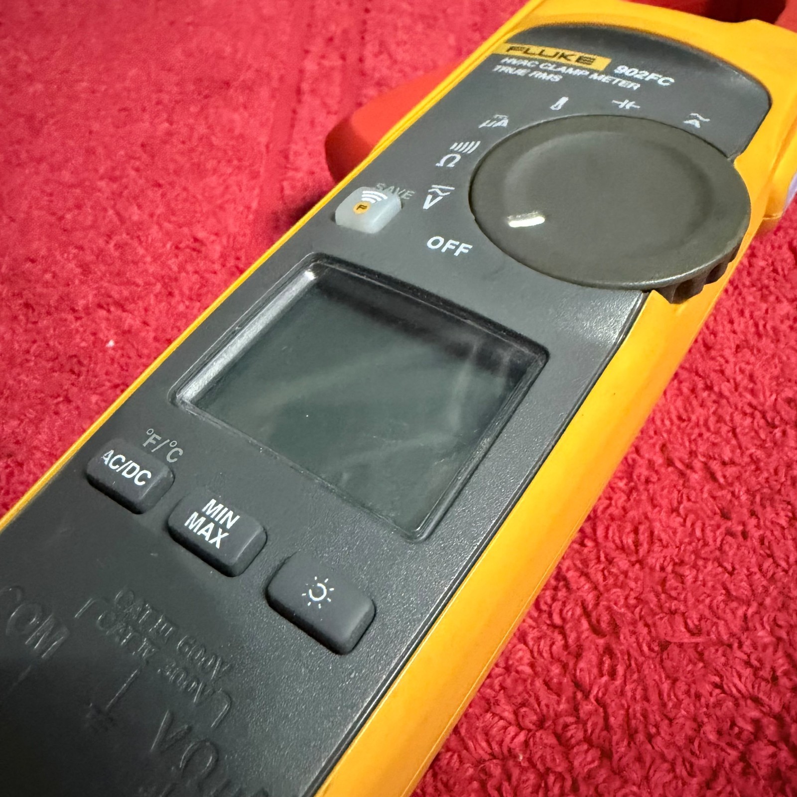 Fluke 902FC True-RMS HVAC Clamp Meter With Leads used