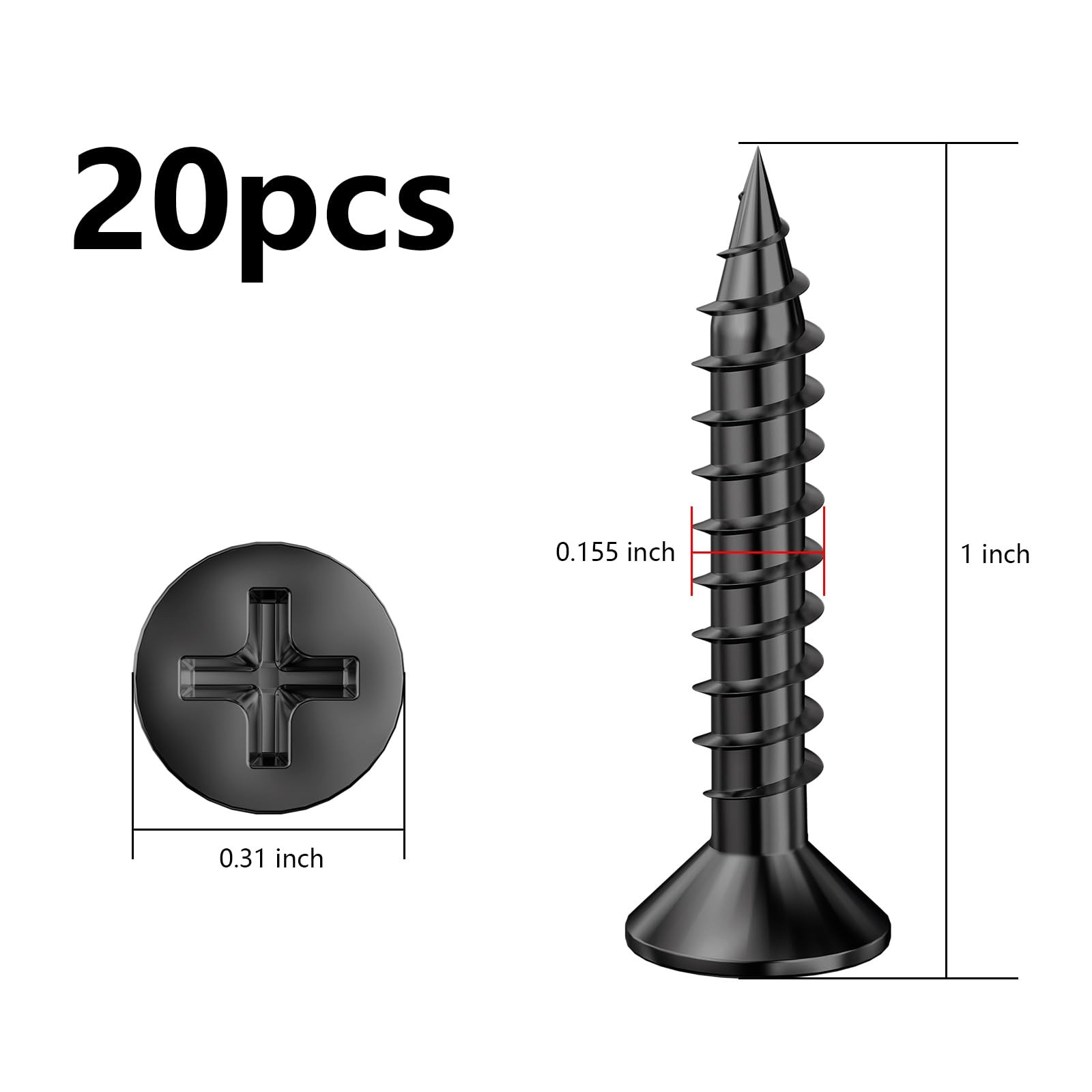 182 Pcs Drywall Anchors Kit | Heavy Duty Self-drilling Fasteners | Multi-purpose