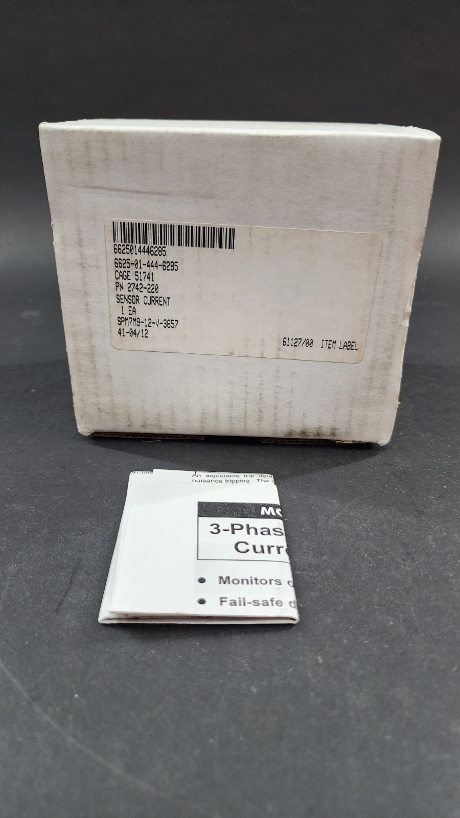 TIME MARK 2742-220VAC 3PH Over/Under Current Monitor NIB NSN 6625-01-444-6285