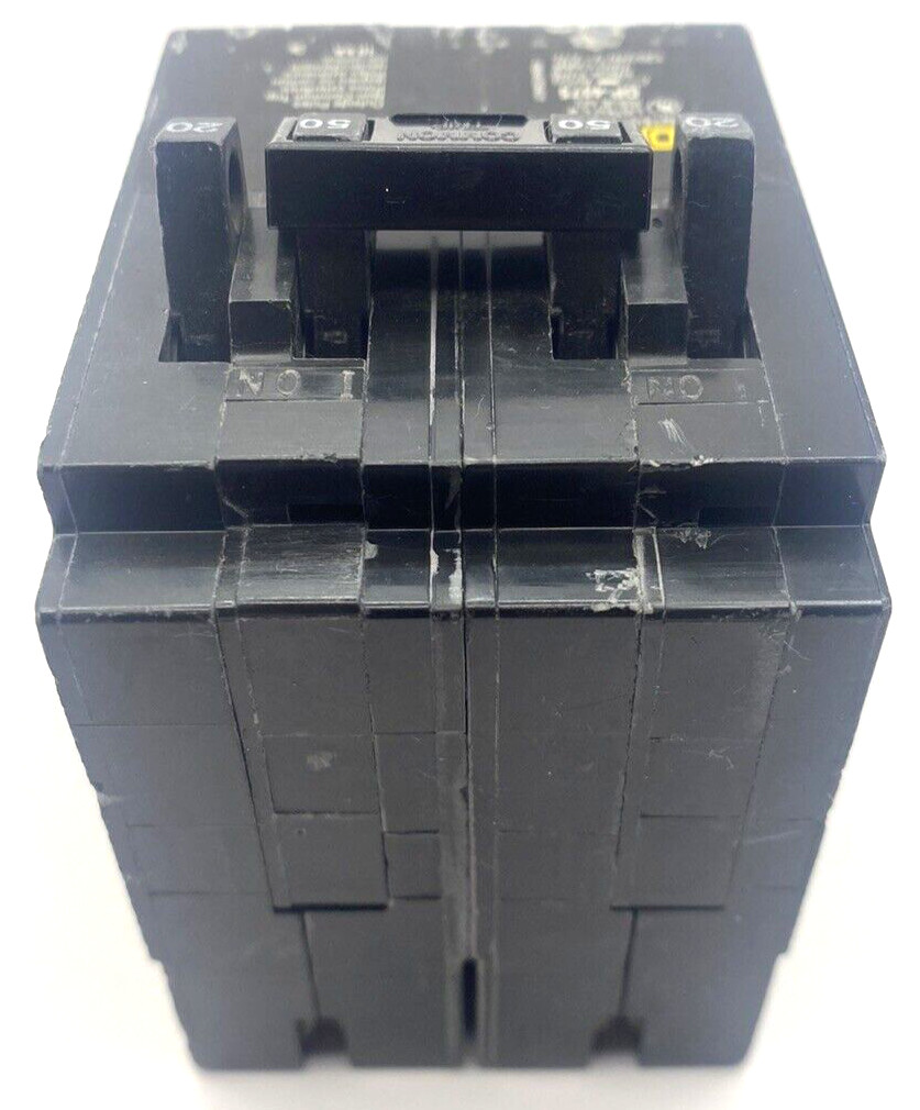 Homeline HOMT2020250 Quad 2 1 Pole 20 Amp 1 2P 50A 120 240V AC Square D Breaker