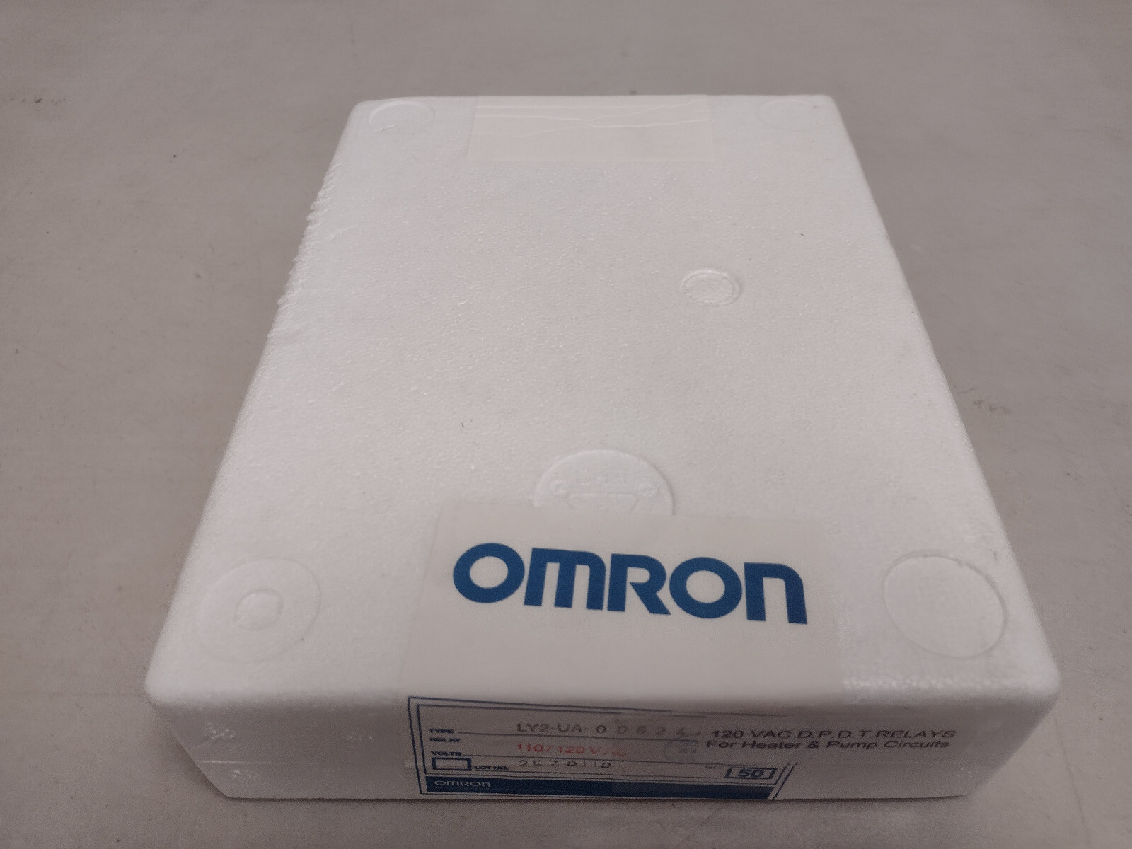 Omron 110/120VAC 1/2HP 12A 240VAC Starter Relay LY2-UA-006244 – Bulk 50 Pack