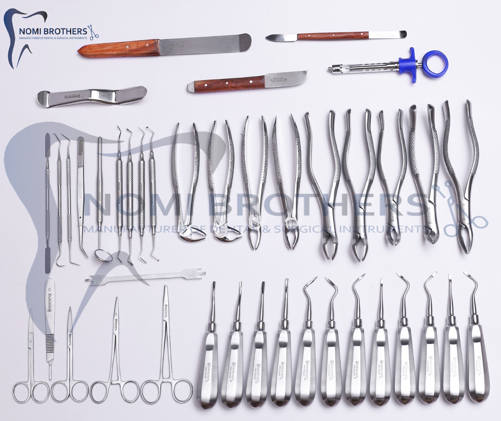 75 Pcs Oral Surgery Dental Kit – Forceps, Elevators, Instruments