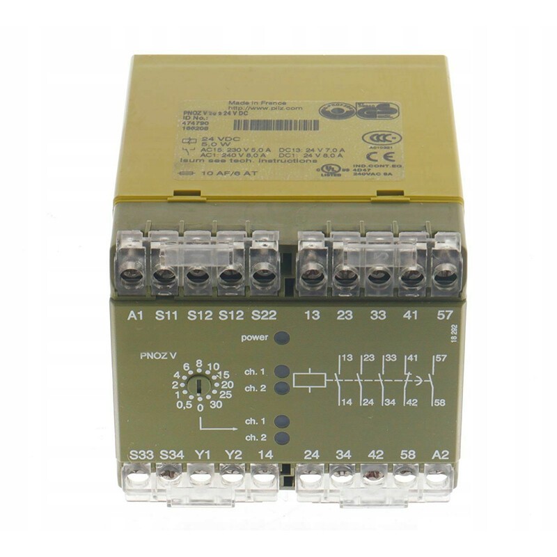 New For PILZ 474790 PNOZ V30s 24VDC Safety Relay