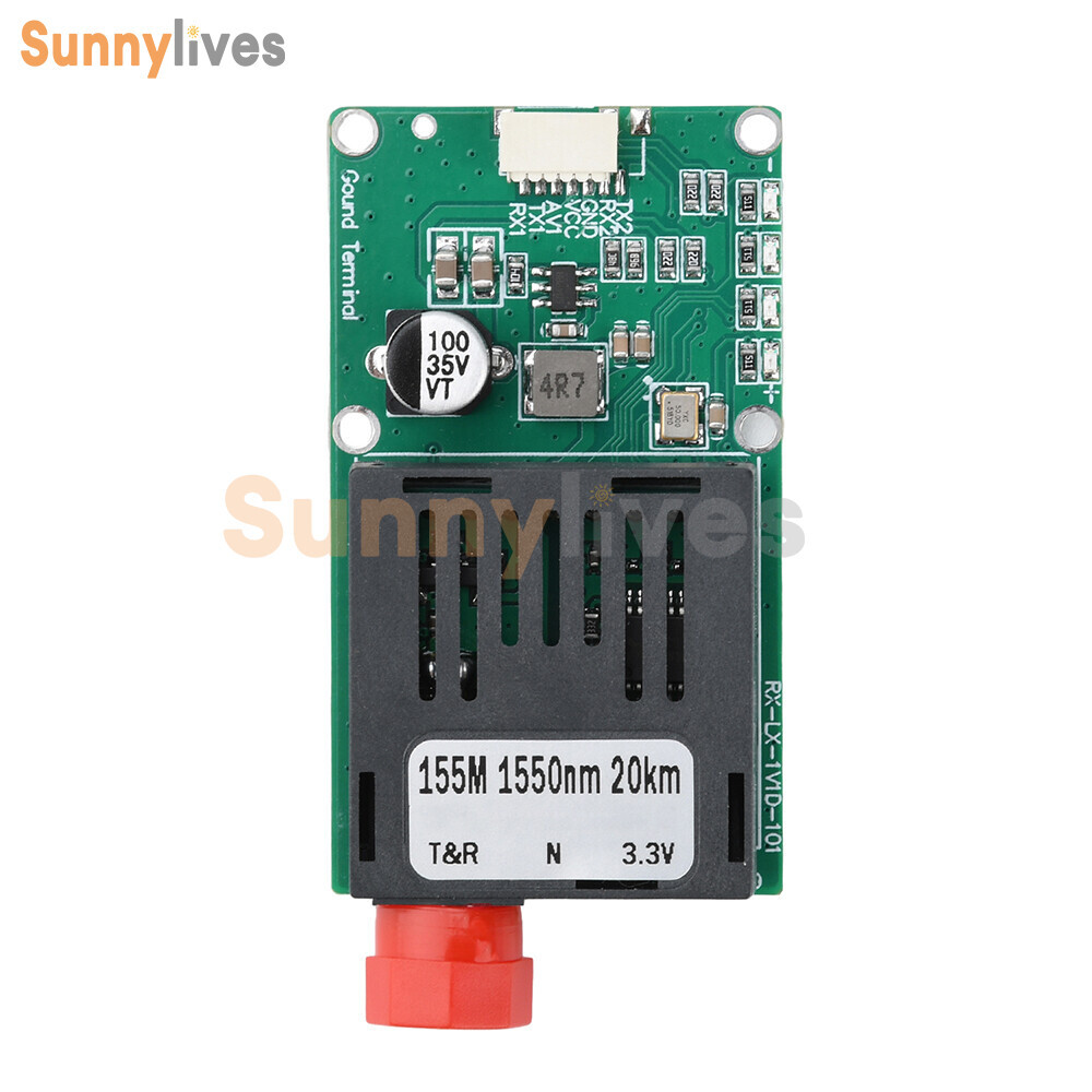 TTL Optical Transceiver Module TTL to Fiber Module FC RX/TX/AV/VCC/GND for Drone