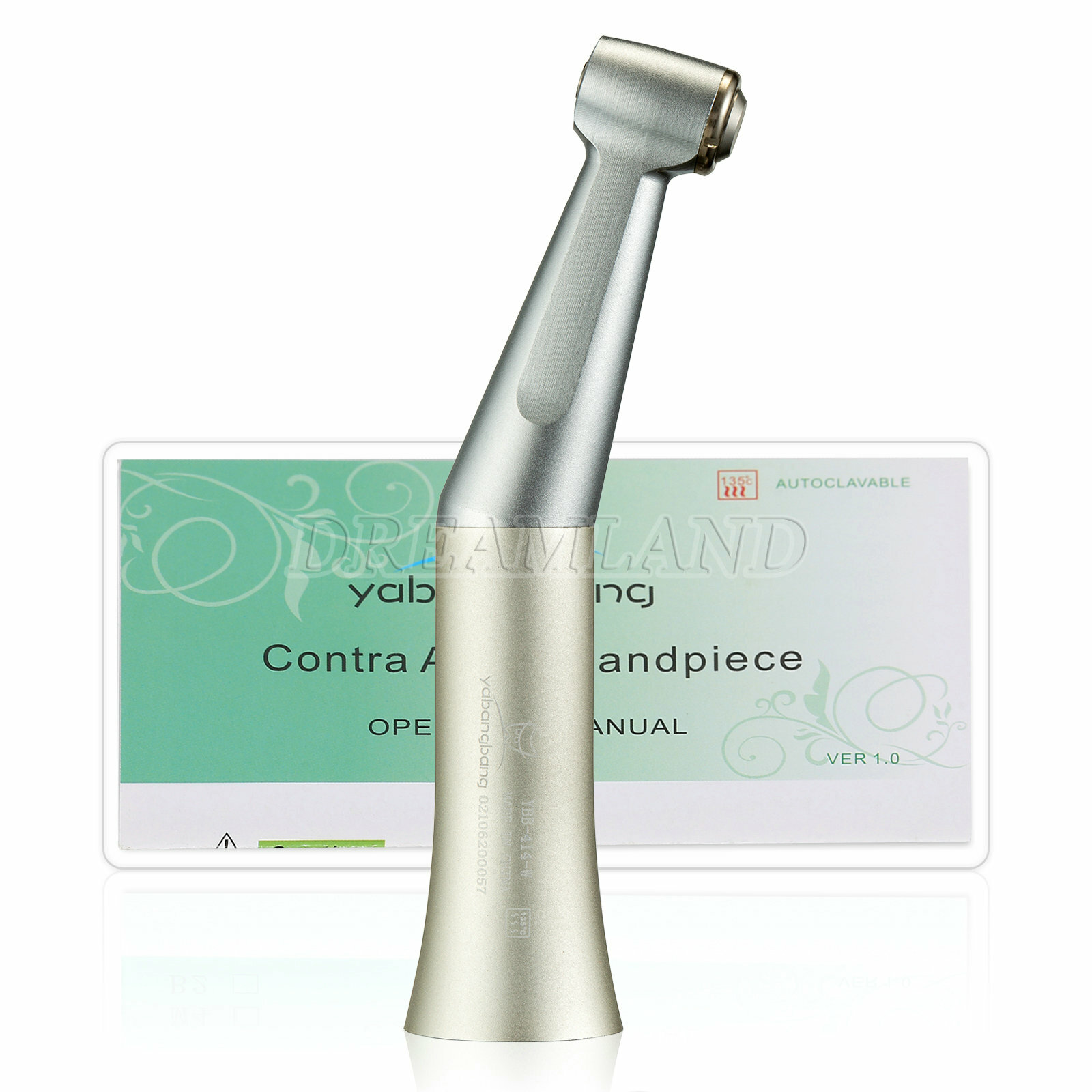 Fit NSK Dental Low Speed Handpiece 1:1 Direct Drive Push Button Contra Angle