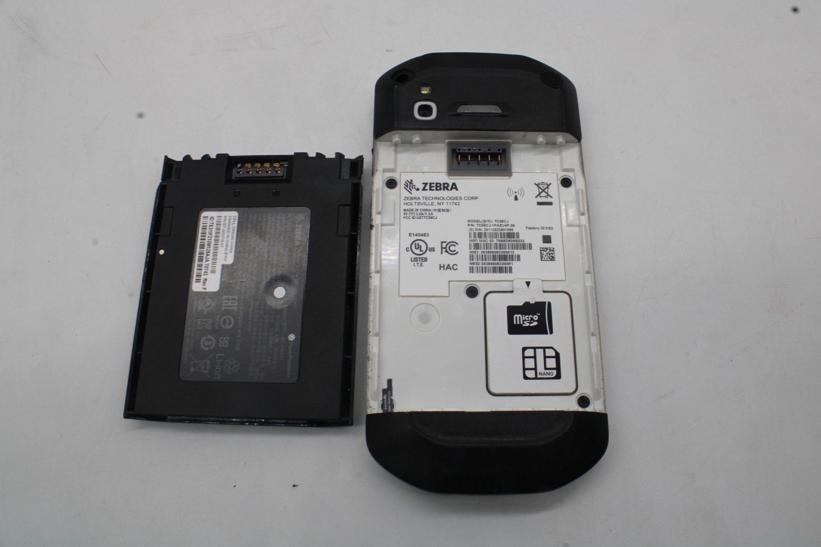 Zebra TC56 TC56CJ Android 8 GMS Mobile Computer TC56CJ-1PAZU4P-25