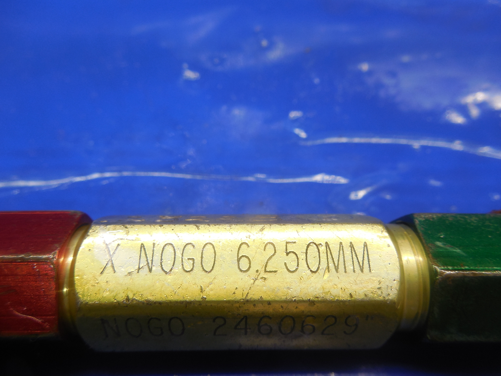 5.900 & 6.250 MM CLASS X SMOOTH PIN PLUG GAGE GO NO GO 6 6.0 MM .2500 – .004