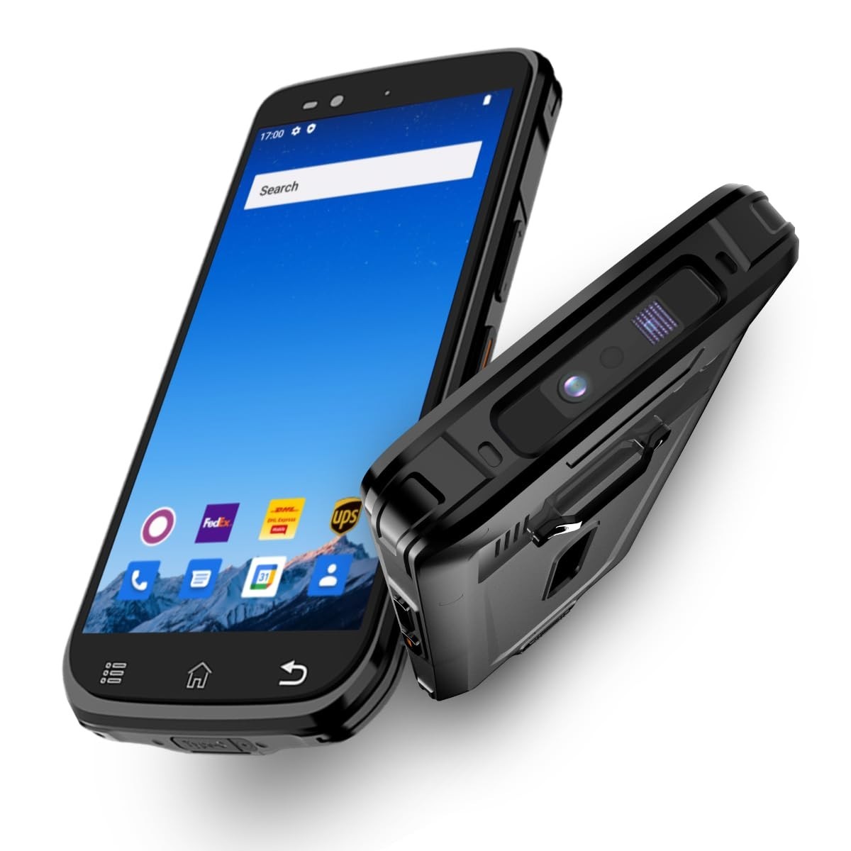 Android 12 Barcode Scanner 4+64GB, 1D/2D/QR, 4G Wireless Mobile PDA for Warehous