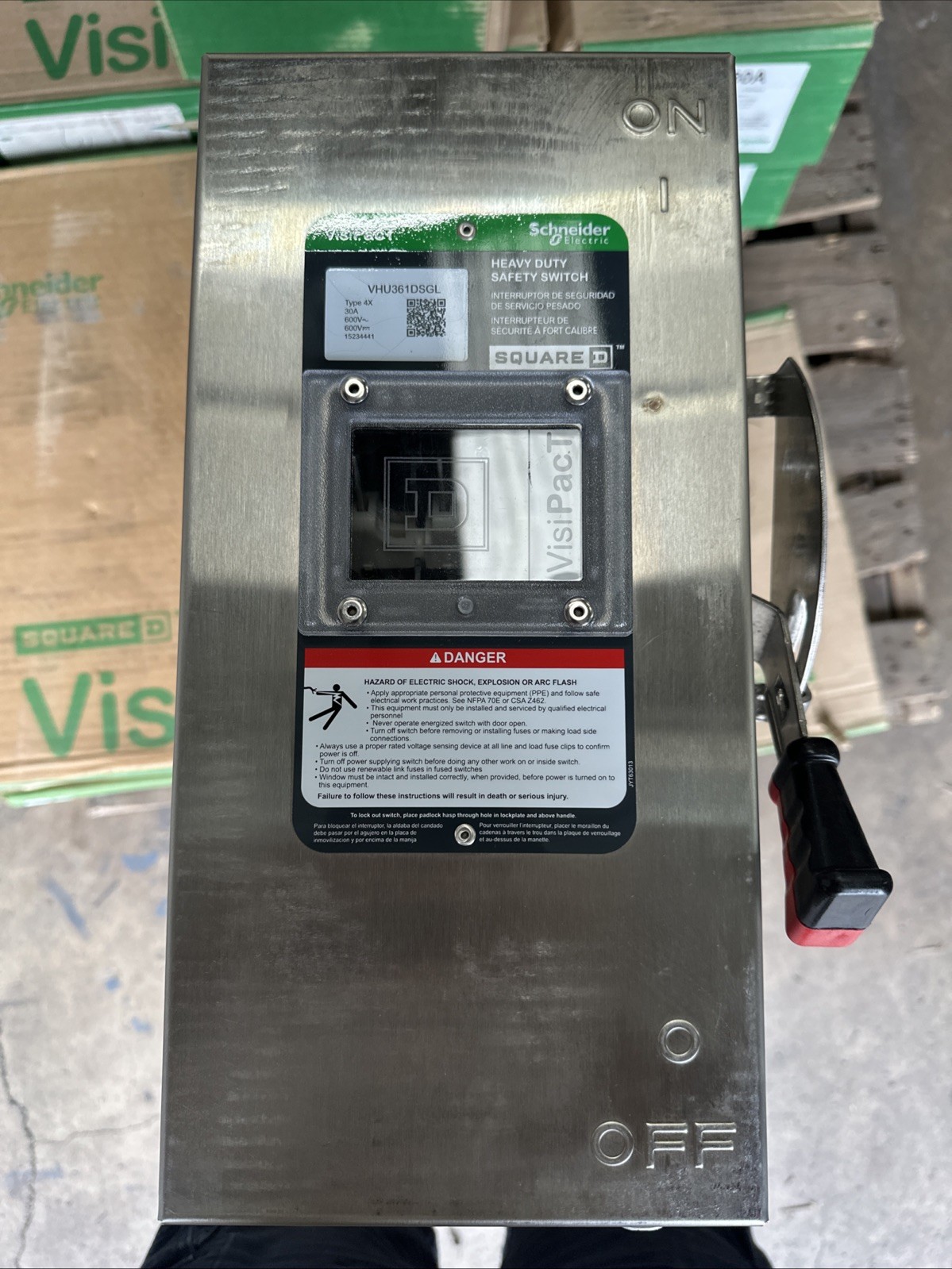 Square D VHU361DSGL (New In Box)