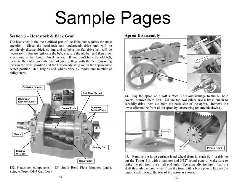 South Bend Lathe Heavy 10 – Rebuild Parts Kit & Illustrated Guide: Model 10L 10R