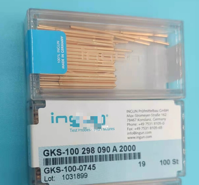 One box of 100PCS INGUN probe GKS-100 298 090 A 2000 shield tip needle 100MIL