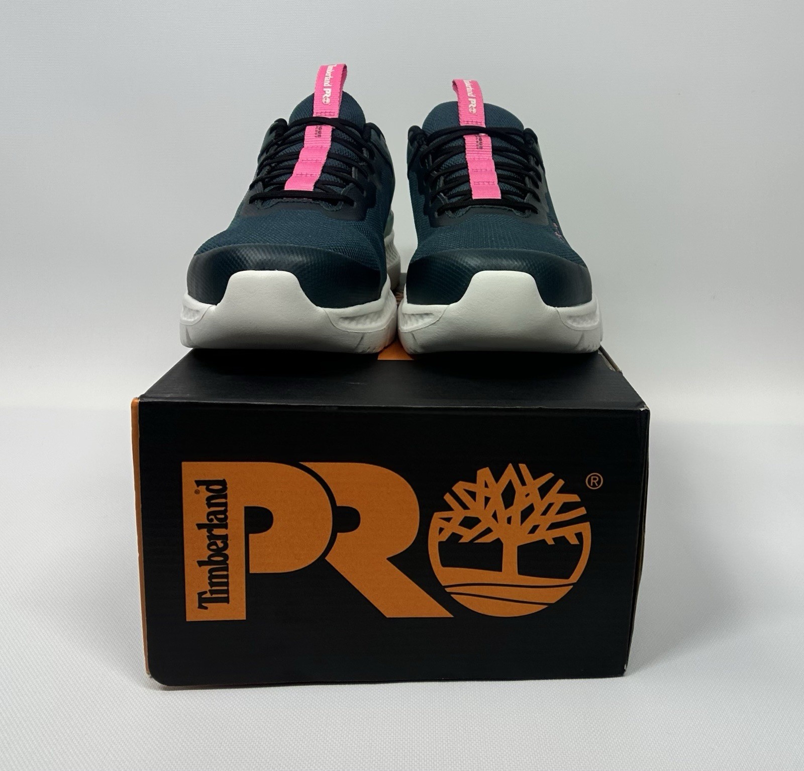 Timberland Pro Setra Women’s 8 Composite Safety Toe Teal Pink NIB