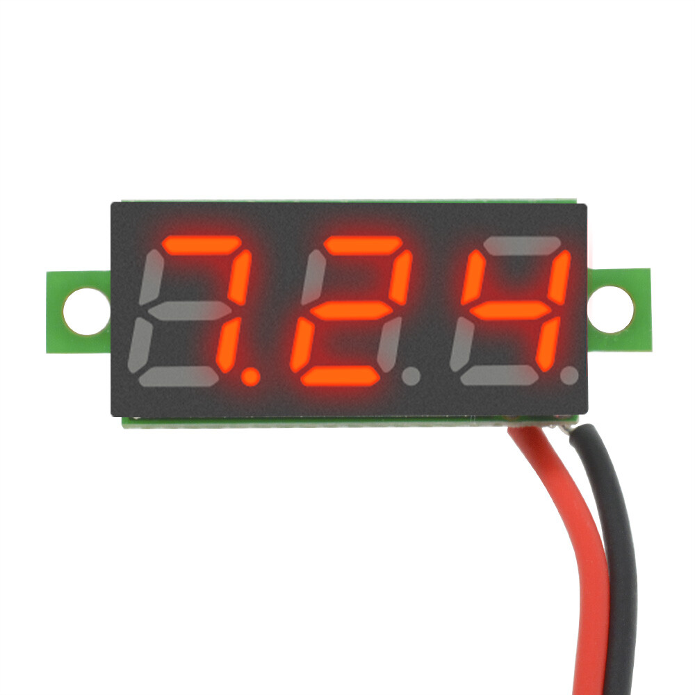 0.28/0.56In 2Wire 3Wire LED Digital Voltmeter Panel Accurate Meter Display NEW