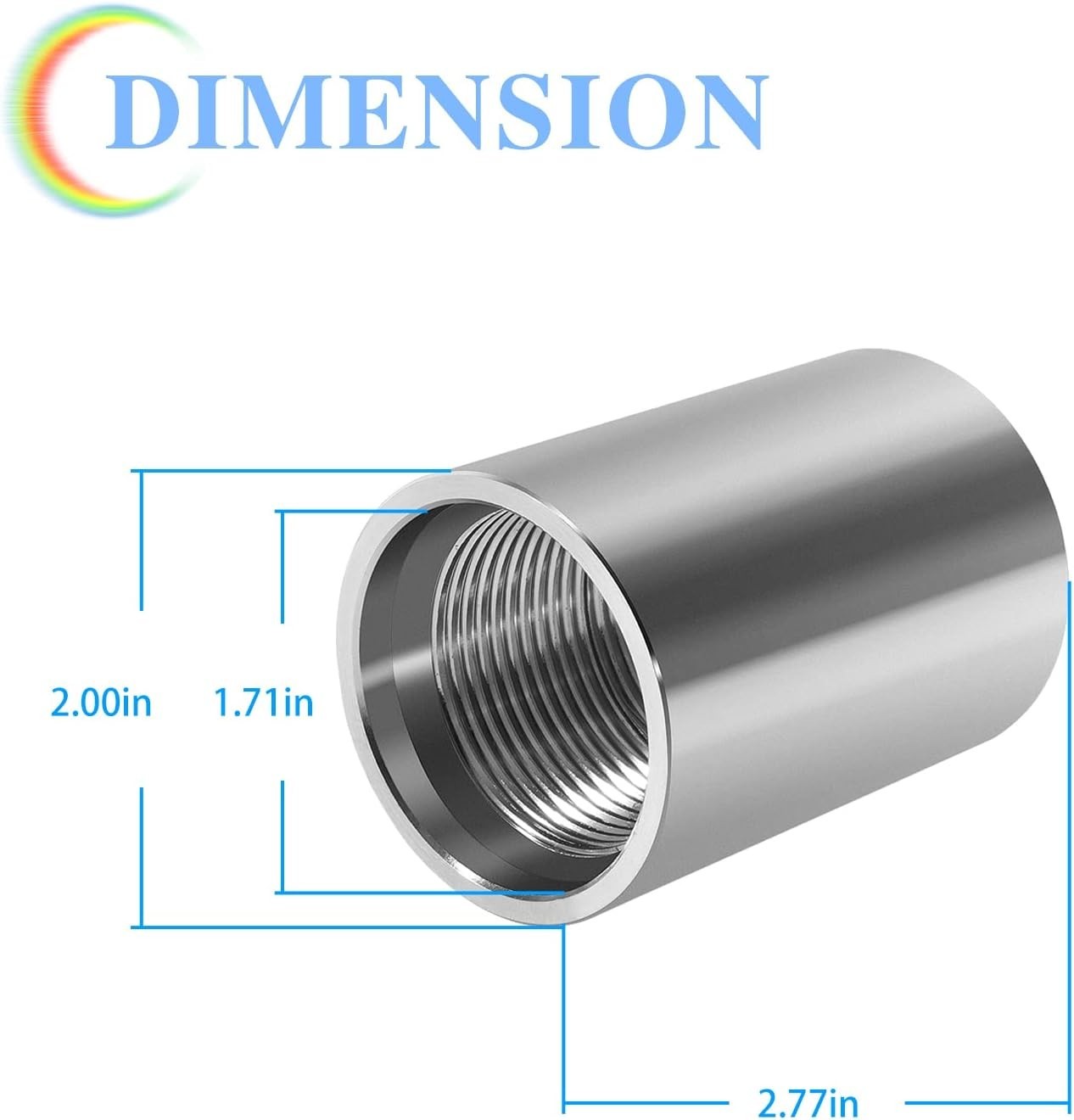 5PCS For MFG DRCOUP 125 1-1/4 Female Well Point Drive Coupling