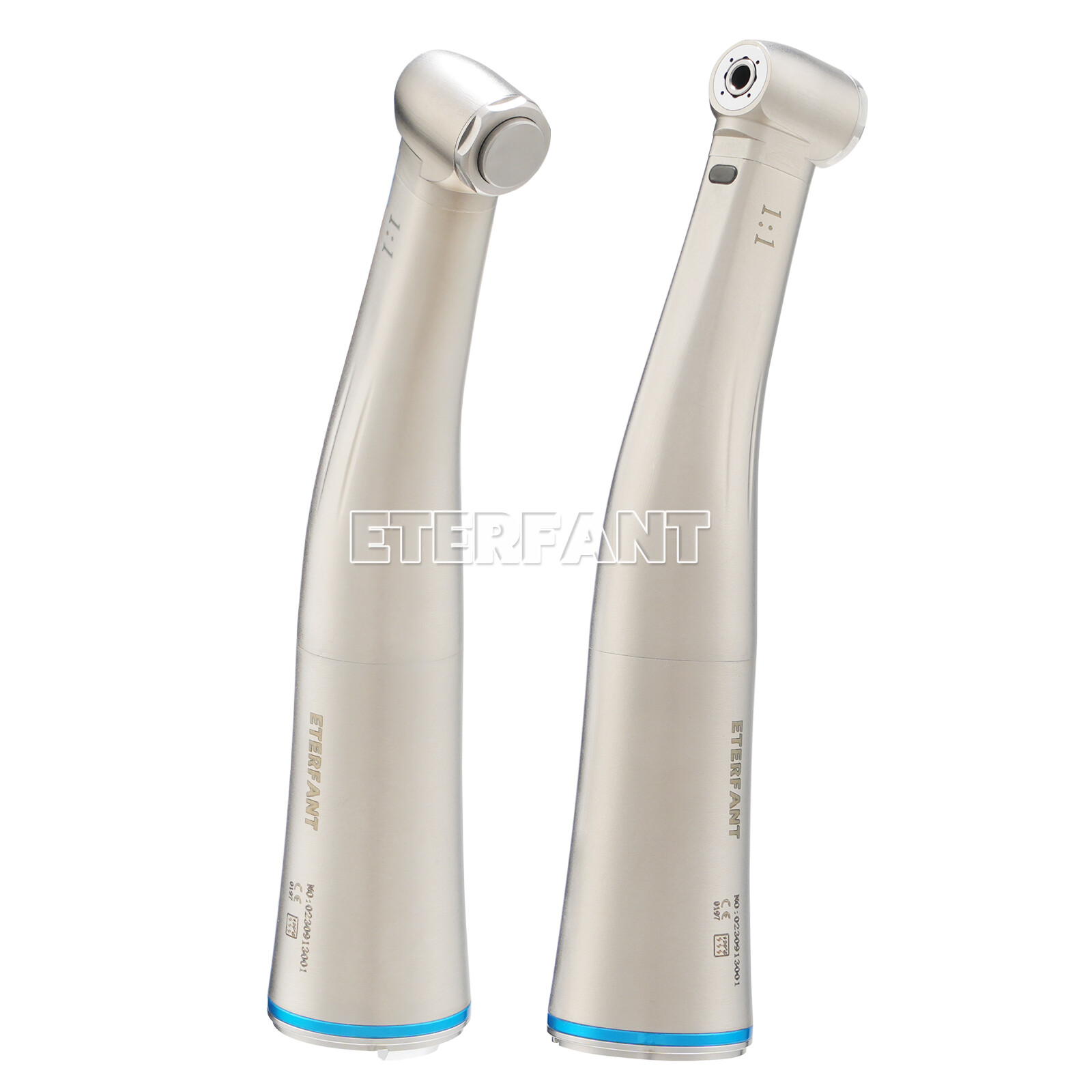 ETERFANT NSK STYLE Dental 1:1 Fiber Optic LED Low Speed Contra Angle Handpiece