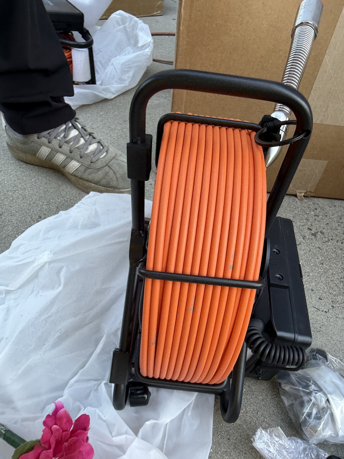 30m Pipe Sewer Inspection Camera 4.3 inches Monitor