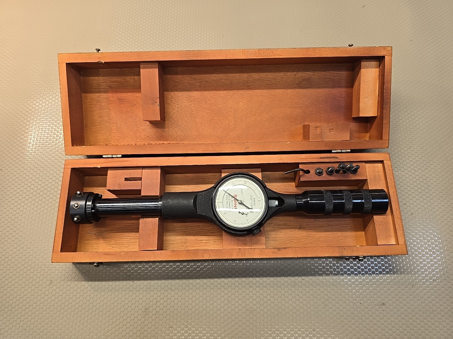 Starrett No. 84-111-4 Bore Gage 5.000″-8.125″ Range, .0001 resolution *PARTS*